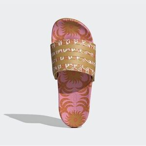 Adidas Women's Vibrant Pink and Tan Sandals